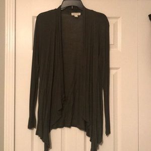 Hunter green cardigan